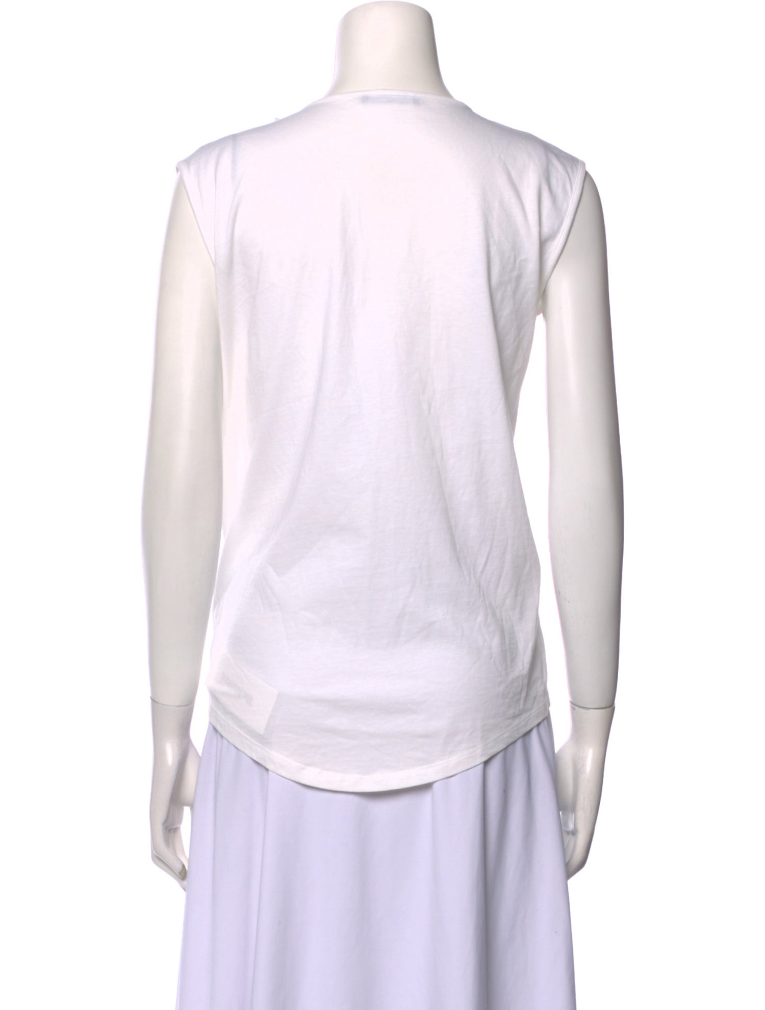 Balmain Graphic Print Scoop Neck T-Shirt